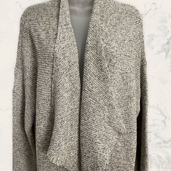 H&M Basic Oversized Long Knit Cardigan - Size XS - Grey - Picture 2 of 8